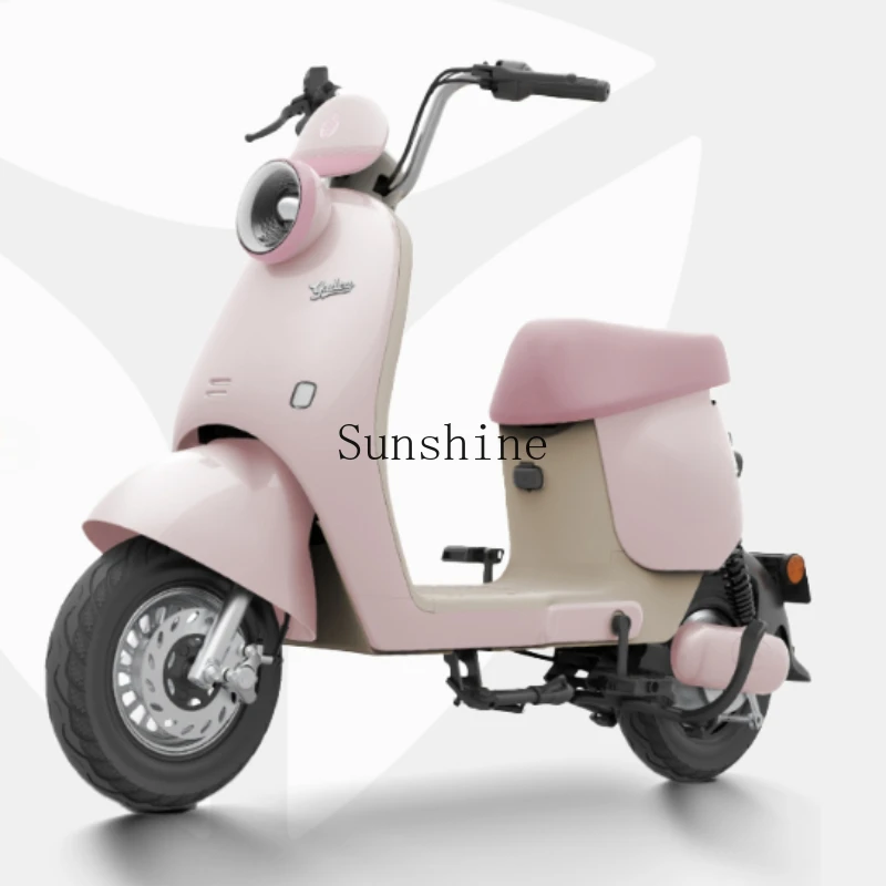 Pink Electric Bicycle pre dievčatá ľahké a kompaktné študentské dochádzajúce auto