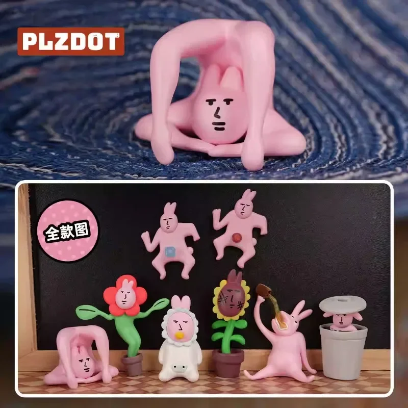 Pink Rabbit Abstrakt Series Mini Blind Box Fashion trendy Toys Mystery Box Cute Desktop Ornament Cartoon Decor Hračky vtipný darček