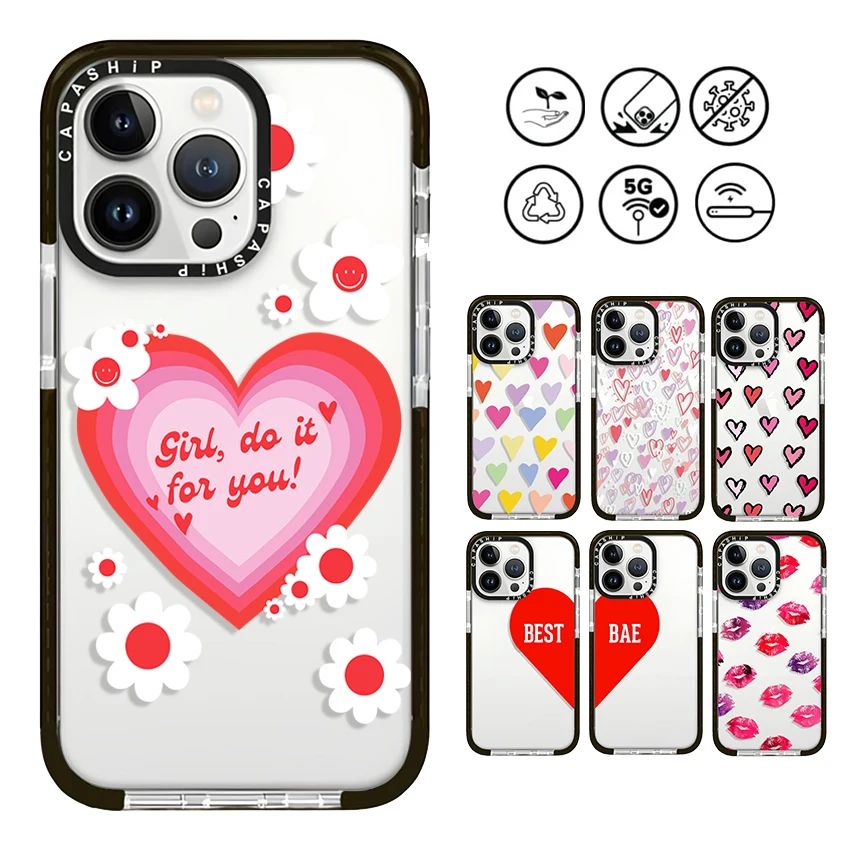 Pink Red Red Love Flower English Lisce pre iPhone 16 15 14 13 12 11 Pro x xs xr max 7 8 plus mäkký tpu nárazový odolný zadný kryt