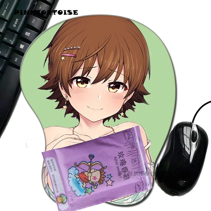 Pinktortoise Mikasa Sexy dievčatá veľký zadok oppai myš Mouspad Mat Anime Kawaii 3D myš