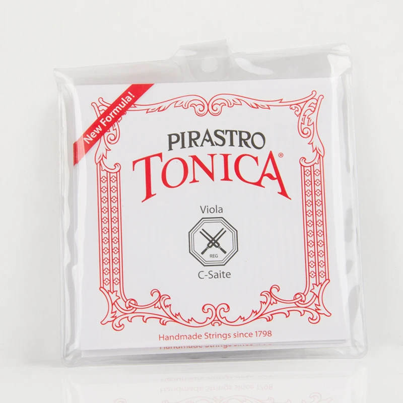 Pirastro tonica Viola Strings Set ADGC 4 Strings Syntetické jadro stredné napätie loptičku 4/4 Veľkosť