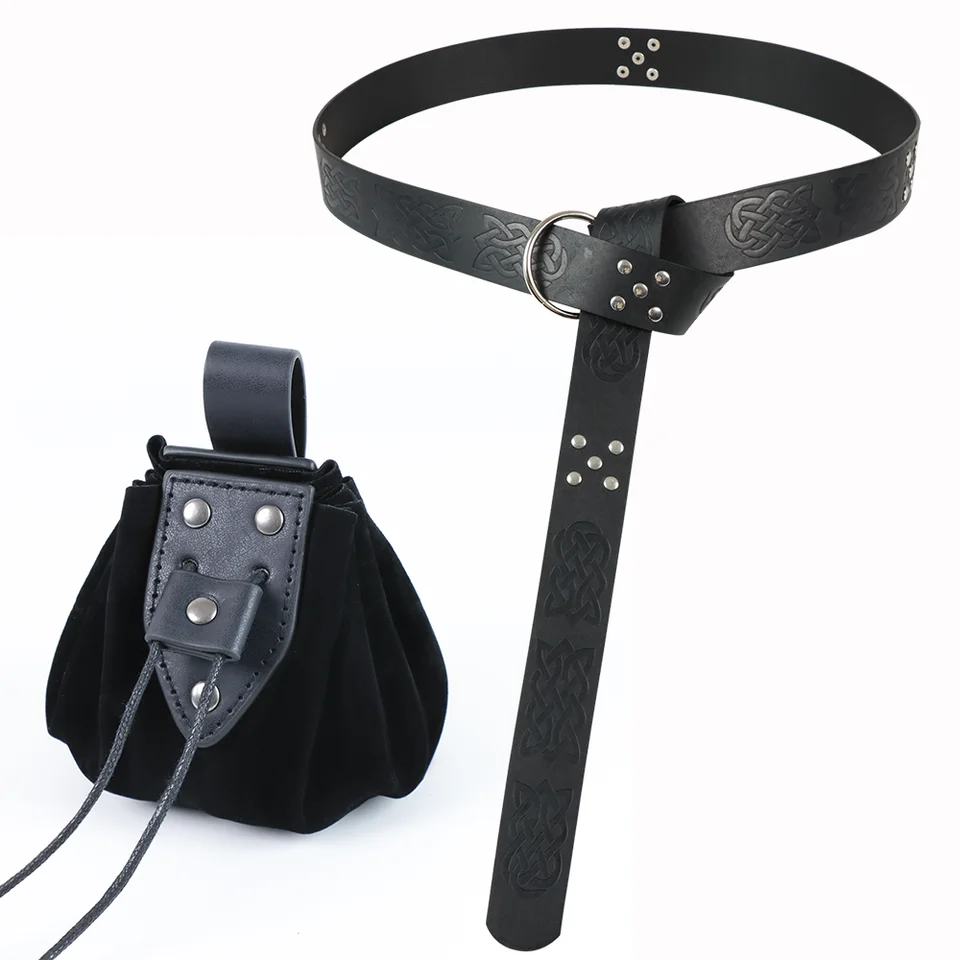 Pirát Viking Retro vinobranie stredoveké renesančné pásové pásy Buba Belt Belt Pánske ženské kostýmy vintage cosplay strana larp