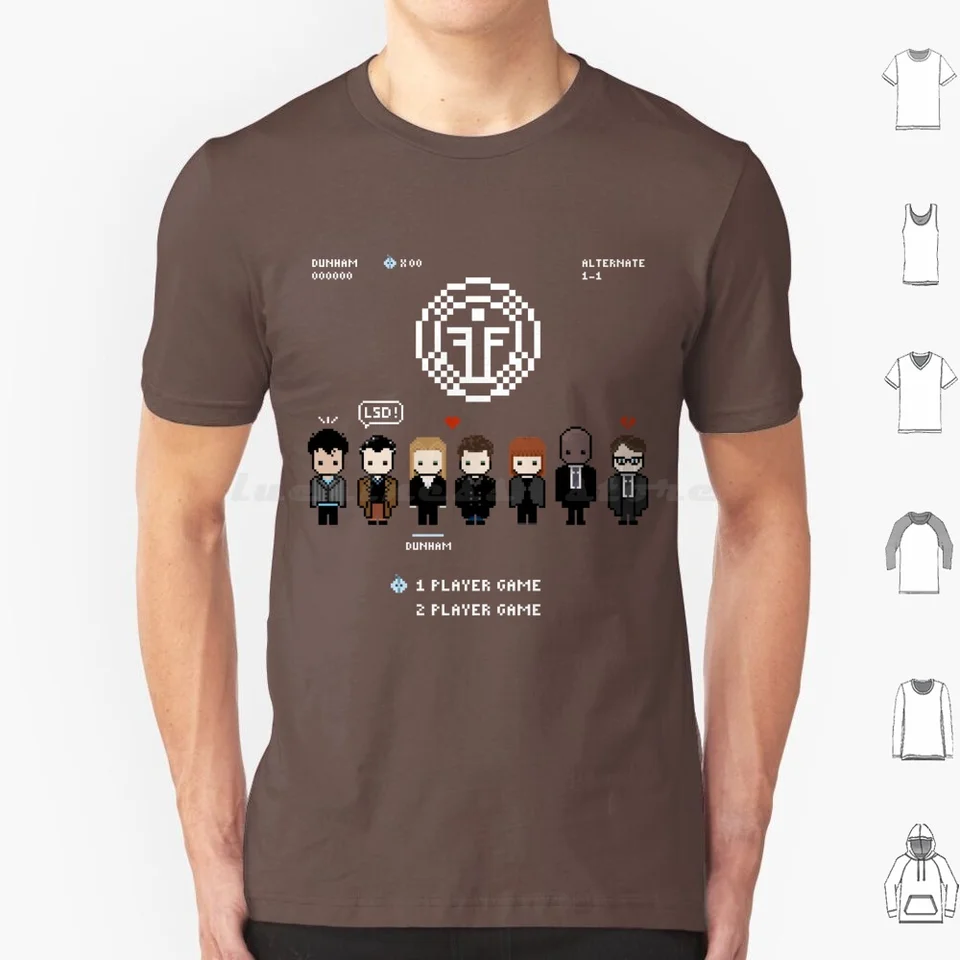 Pixel Division T tričko 6xl bavlna Cool Tee Fringe TV Shows Scifi Walter Bishop Astrid Fringe Division Pixel Art Olivia Dunham