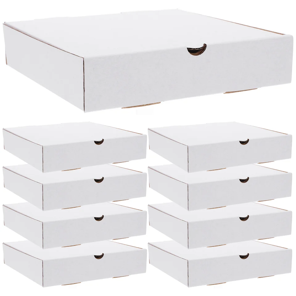 Pizza boxy s malými úložnými kontajnermi