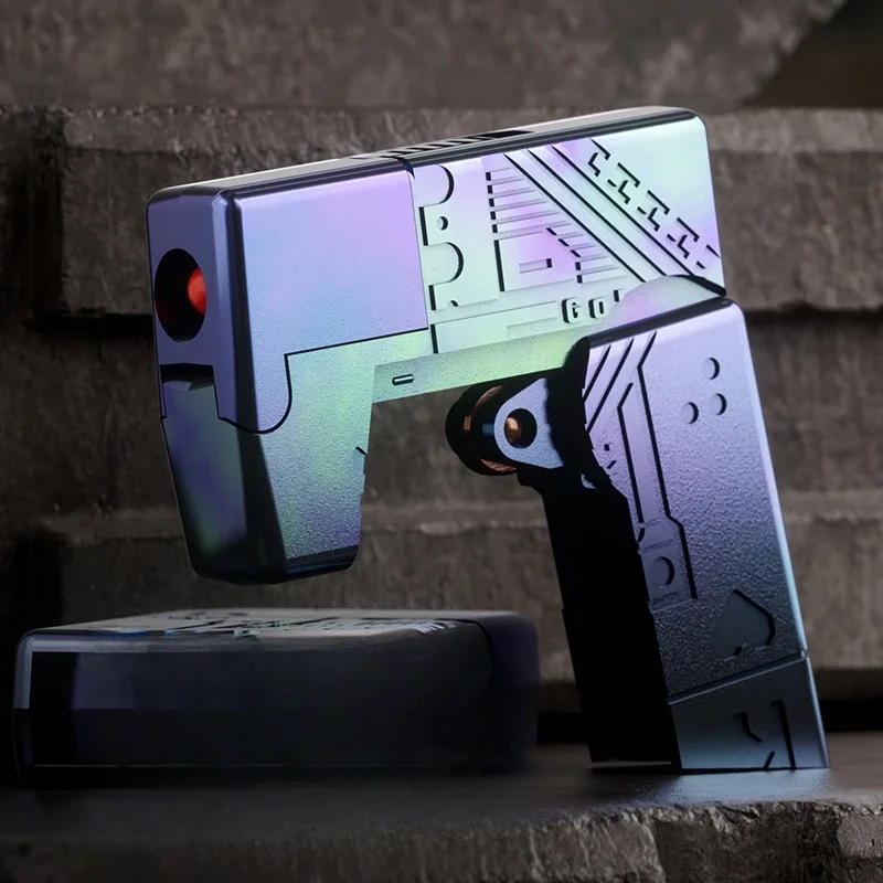 Pištoľové pištole tlačia vyhadzovanie Eject Gun Metal EDC zmierňuje stres znižujúci hračky antistresse fidget a úzkosť cool veci novinky