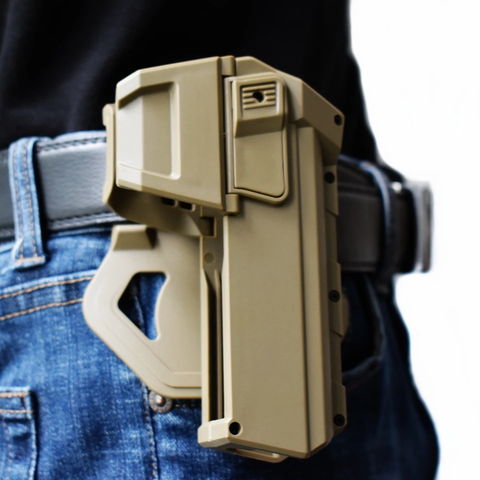 Pištoľové puzdro taktické hnuteľné opasky púzdra Light alebo laser Vyžadovali puzdro na poľovnú pištoľ pre Glock 17 19 Gen 1-4
