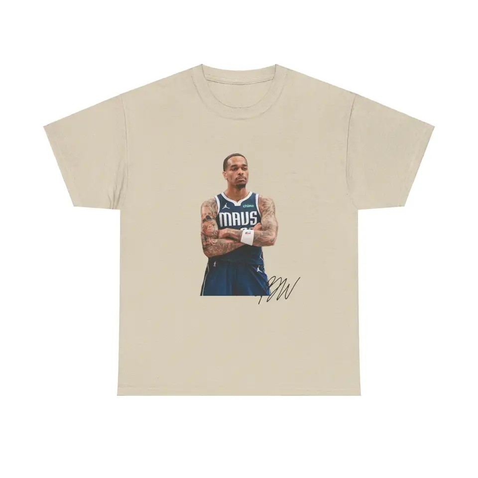 PJ Washington Mavericks Arms prešiel moment s podpisom vintage tričko