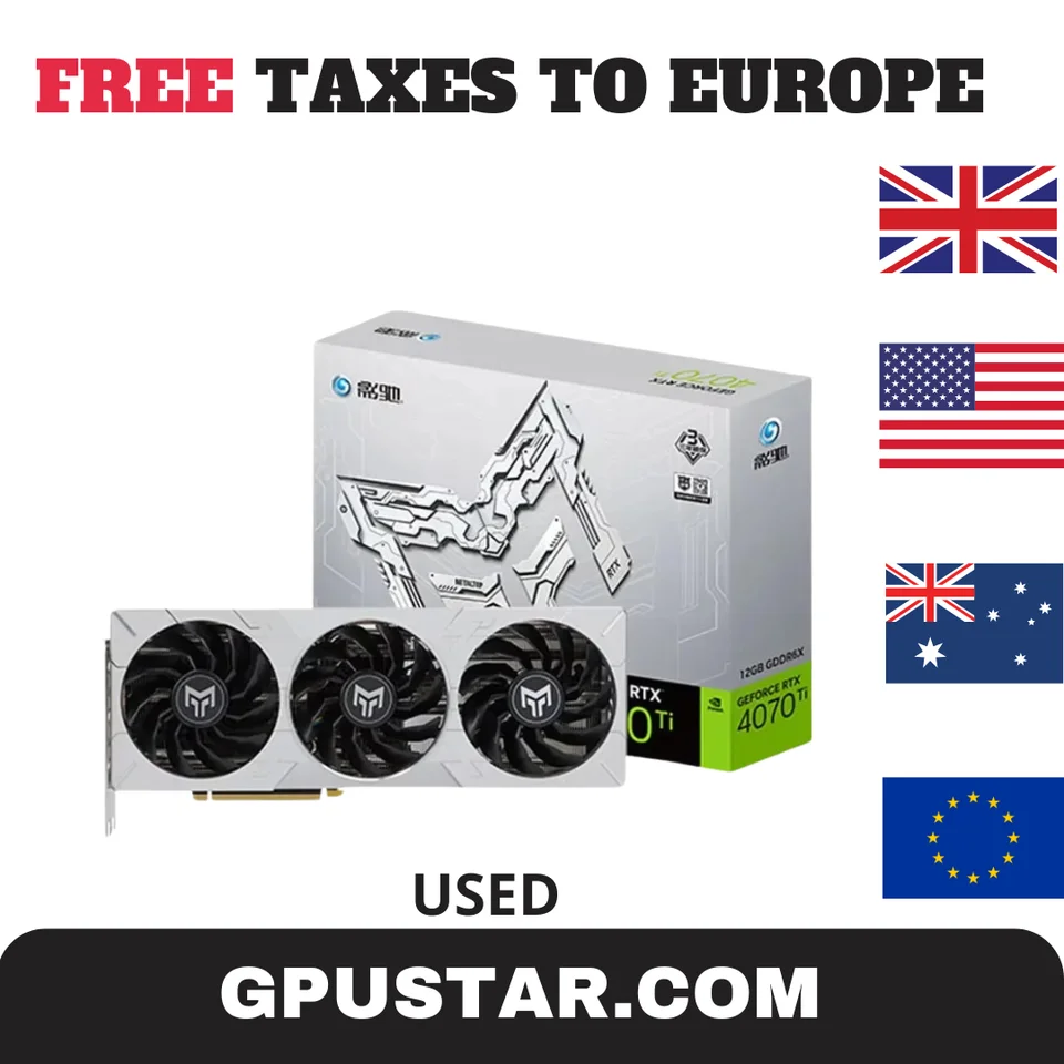 Placa Gráfica použila RTX 4070TI, kovový majster OC, 12 GB GDDR6X, 192bit, RTX 4070TI, 12 Placas de Vídeo VHPWR GAMING GPU, NOVO