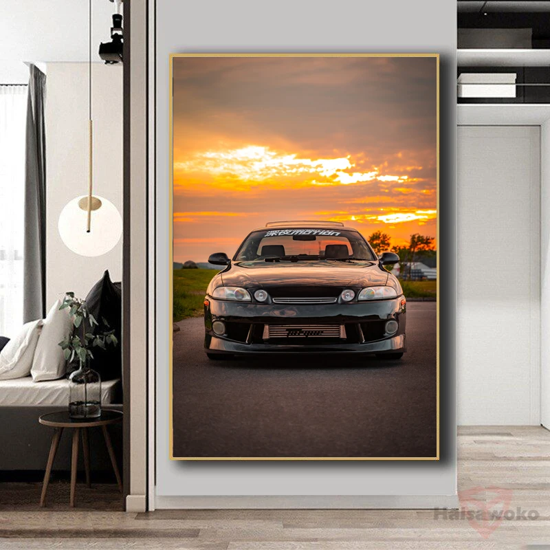 Plagáty a výtlačky Toyotas Soarer Classic Sports Auto dekoratívne maľba nástenné umenie plátno tlače pre obývaciu izbu dom