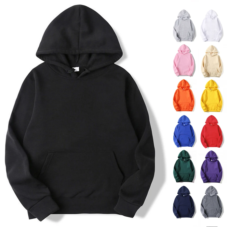 Plain Pullover Fleece Hoodies Unisex Wholesale s kapucňou mikina Mula lacná sublimácia čierna mikina pre mužov sudaderas de hombre