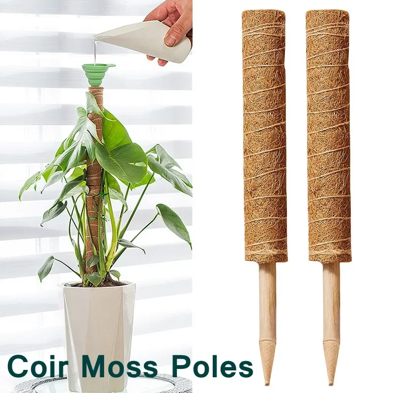 Plant Moss Coir Pole Ohybné rastliny lezenie podporujú predĺženie palmových viničov Stick Balkony záhradné nádvorie kvetinové dekorácie