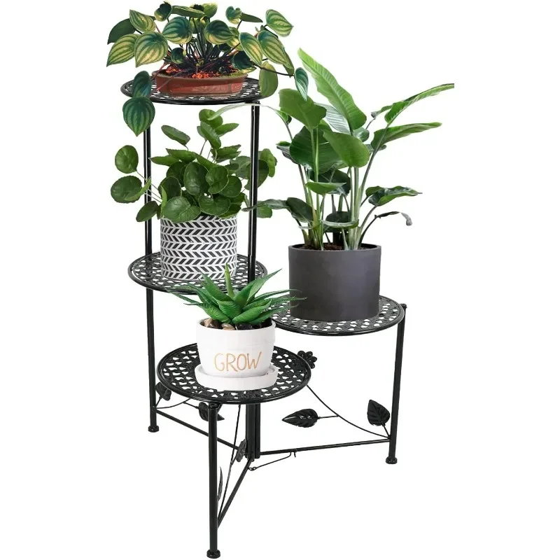 Plant Stand Indoor Outdoor, 3/4 úrovne 30 