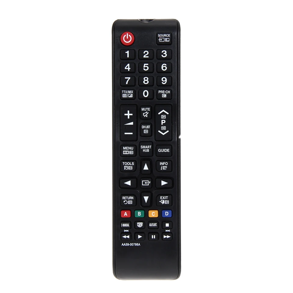 Plastová televízia diaľkové ovládanie batérie prenosné prenosné inteligentné TV Výmenné diely pre Samsung LED AA59-00786A