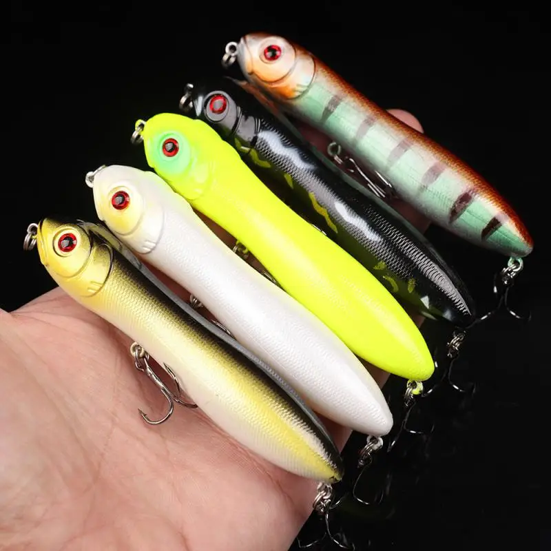 Plastová tvrdá rybolovná návnada 8 cm 15g Topwater Isca Artificial Bait Crankbait Wobbler Pesca Leurre pre basovú šťuku
