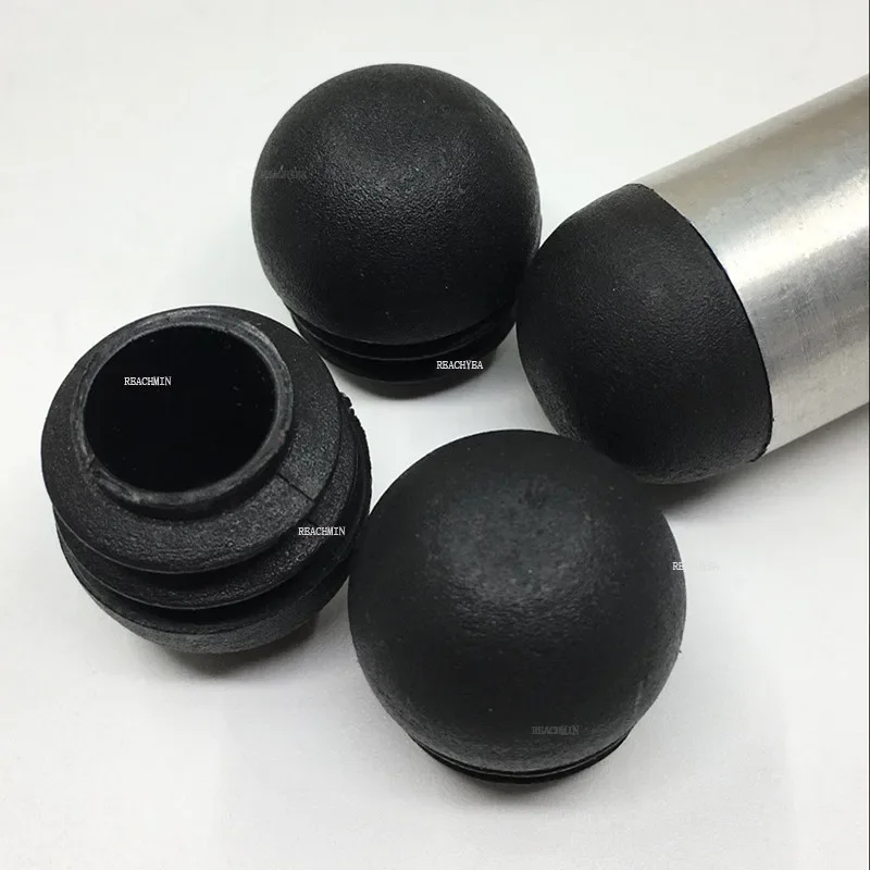 Plastové diery vložky 25 mm okrúhle oceľová rúrka Blanking koncové uzávery dekorácie prachový kryt pre stoličku