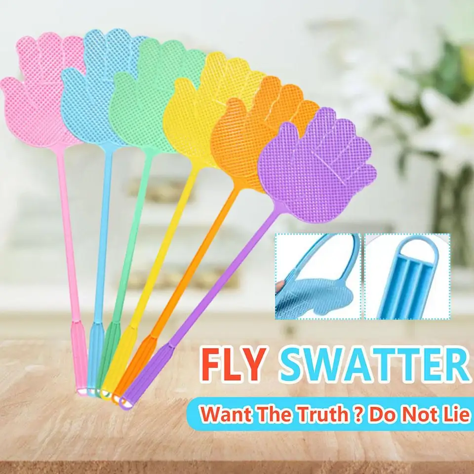 Plastové plastové mušky v tvare mušky Swatters Komosové vrahové doplnky Hmyz kuchynské ovládacie prvky