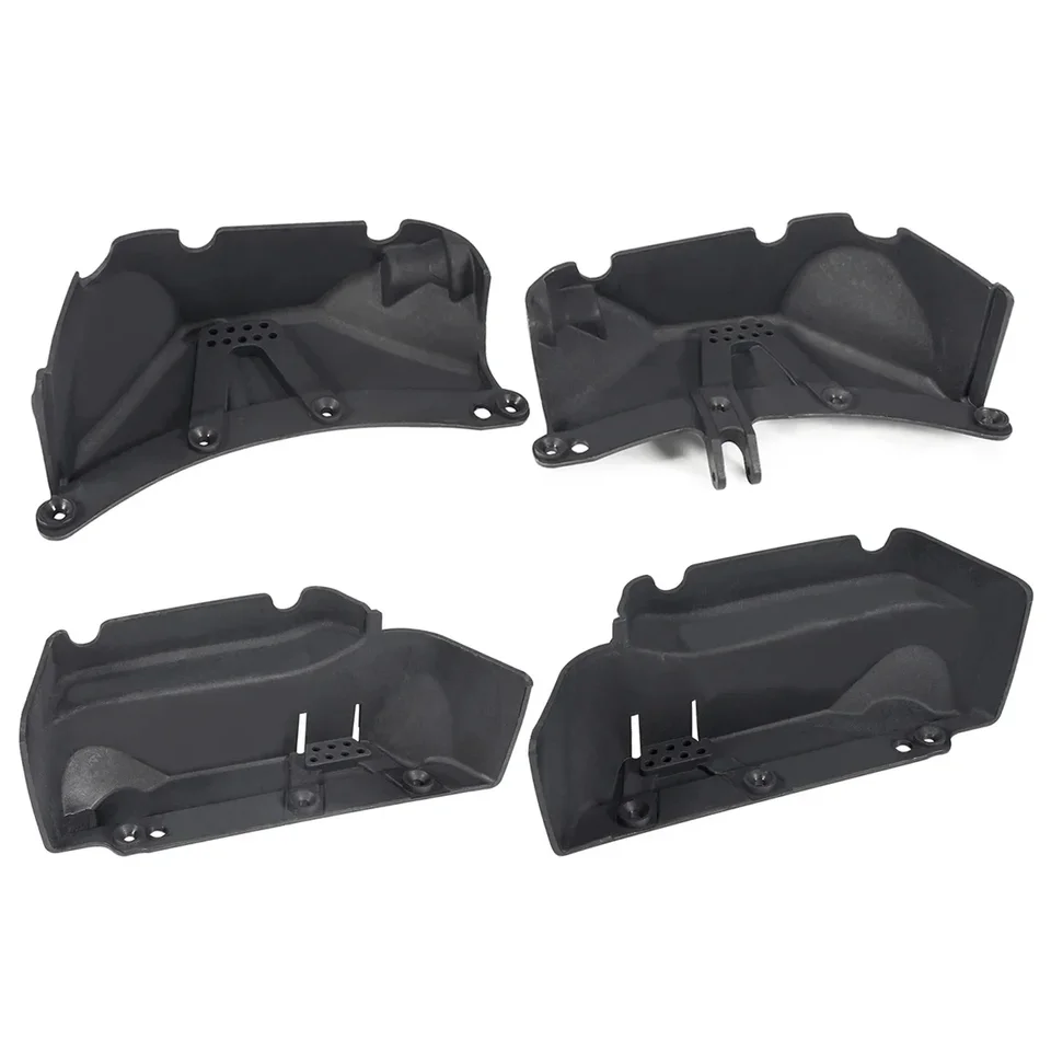Plastové predné zadné zadné blatníky SCX10 Oblúky kolies s nárazovou vežou pre 1/10 RC Crawler 313 mm koliesko planétový podvozok prevodovky