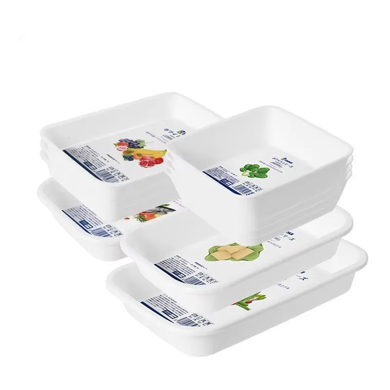 Plastové servírovacie podnosové tanier občerstvenie ovocné dezertné misky Food Plates Restaurant bufet podnos na horúcu hrniec sada kuchynských doplnkov