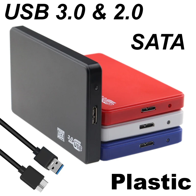 Plastové USB 3.0/2,0 SATA HDD KONTROSURE 2.5INCH 2.5 
