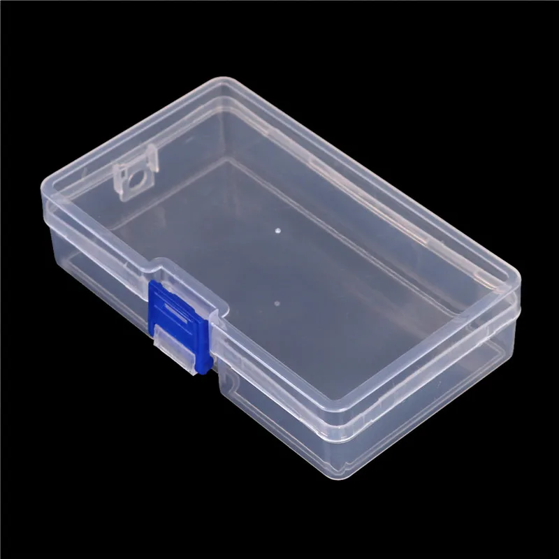 Plastové čisté diely skladovacie skrinky šperky Craft Container Organizátor puzdro
