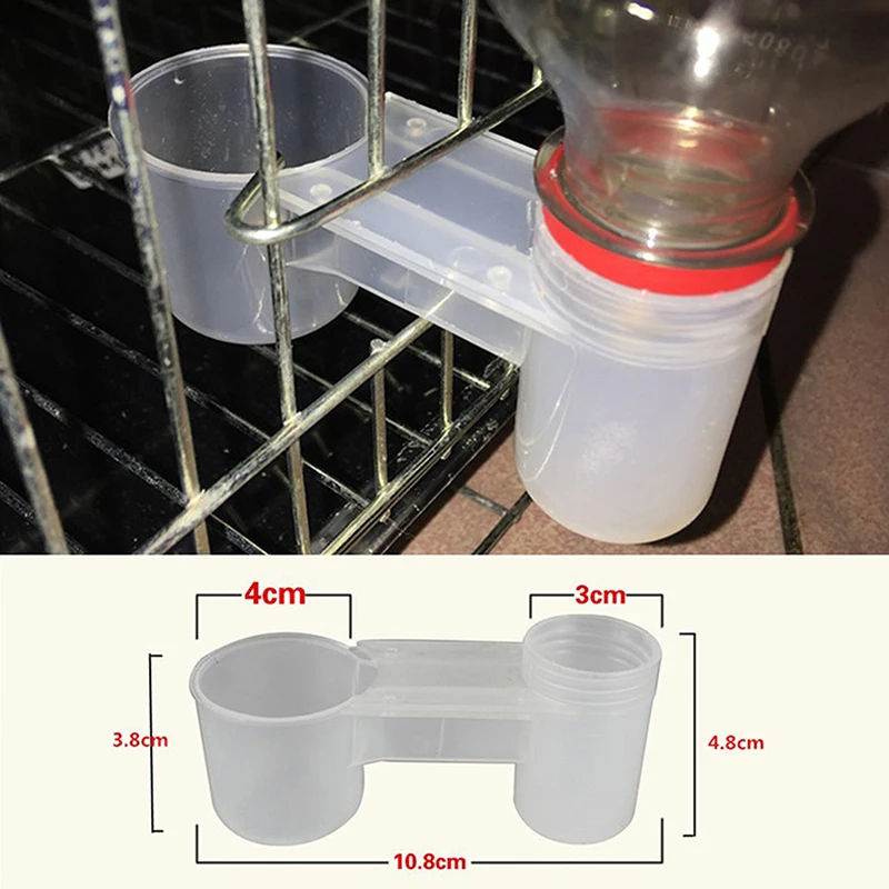 Plastový domáci vták Pitier Feeder Fľaša fľaša šálka Cat Chicken Pigeon papagáj Parrot Parrot Double Dysle Water Sprievodca pre rodinnú záhradu
