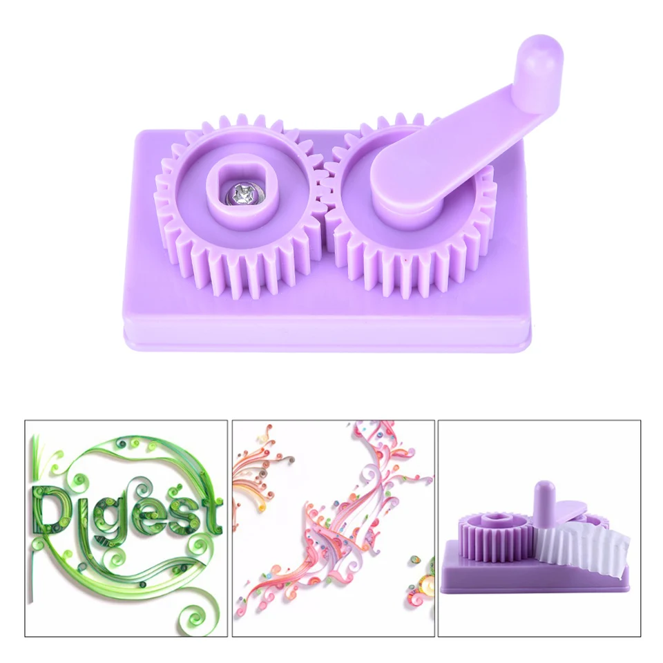 Plastový papier Quilling Crimper Machine Crimping Paper Craft Quilled pre domácich majstrov