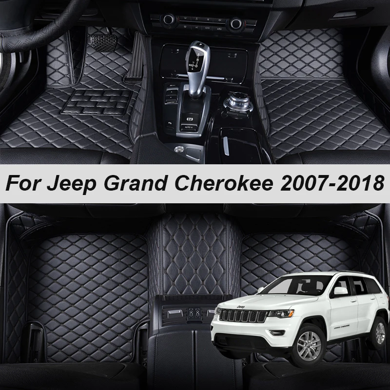 Platičky na mieru vyrobené podlahové rohože pre Jeep Grand Cherokee 2007 2008 2009 2010 2012 2012 2012