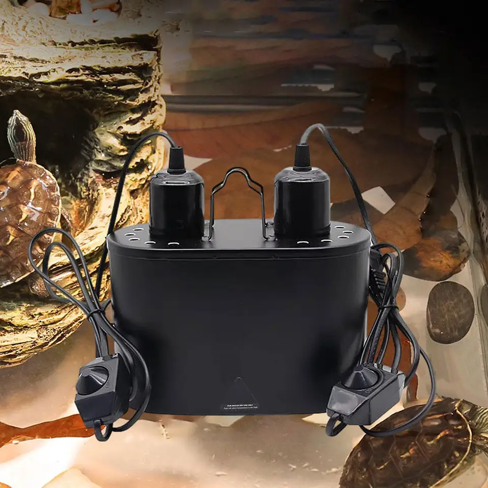 Platné svietidlo E27 Reptile Double Dome Lamp pre obojživelníky Lguana Snake
