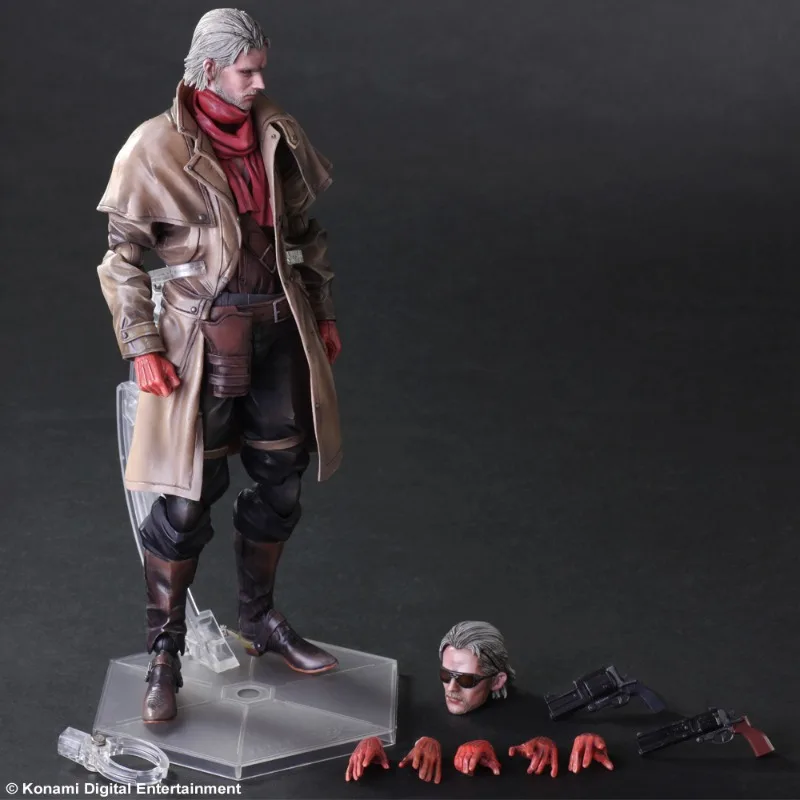 Play Arts Metal Gear Solid 5 The Phantom Pain Revolver Lynx Pohyblivá postava Model Moveble PVC Doll Model Toy Birthday Gift