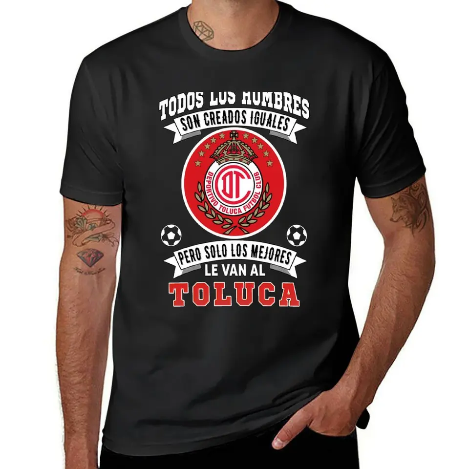 Playa Diablos Rojos del Toluca Los Mejores le van A TOLUCA FUTBOL futbalové mexické tričko SUBLIGE VINTAGE MENS CATTON THIKY