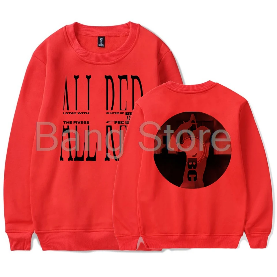 Playboi Carti Merch All Red Crewneck Swetshirts Ženy Men Men s dlhým rukávom módne pulóver oblečenie