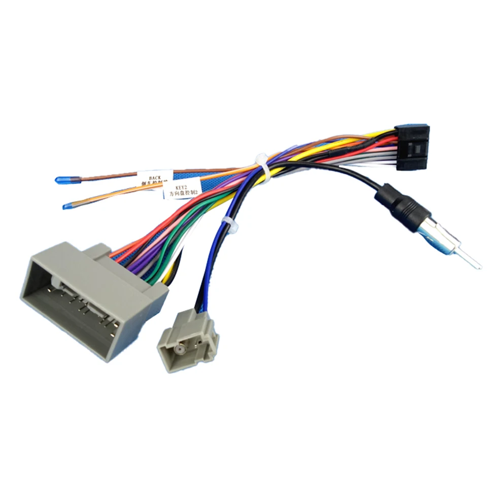 Player 2DIN Auto Android Radio Radio Stereo ISO kábel pre Honda pre konektor káblového kábla Civic 16 Pin kábly