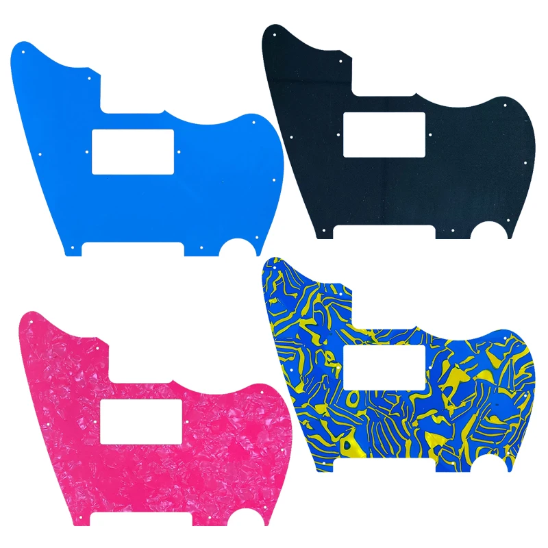 Pleroo diely pre nás FD vlastné štandardné 8 skrutkových dier Telemaster PAF Guitar Pickguard Scratch Scratch Plate Multicolor Choice