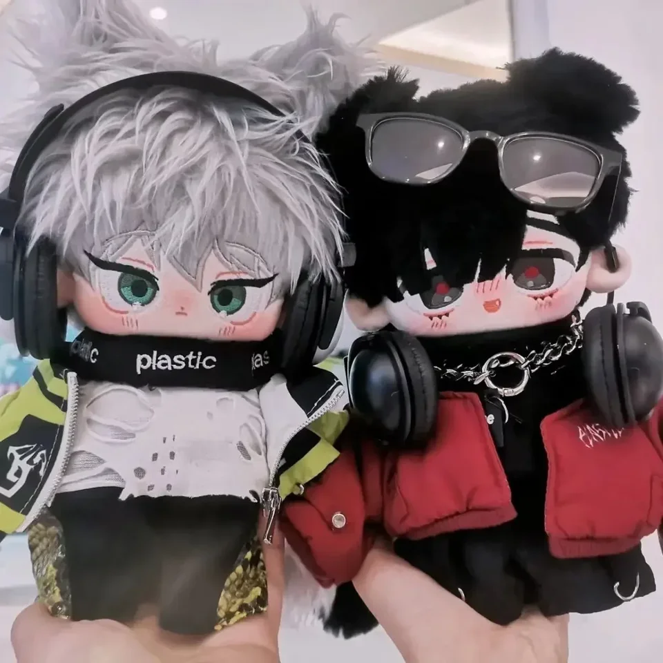 Plnené 20 cm anime Ava mimozemské pódium, kým Ivan Plush Cotton Toys Handsome Doll Body Tail s uchom roztomilý plyšový chlapec BL Narodeniny darček