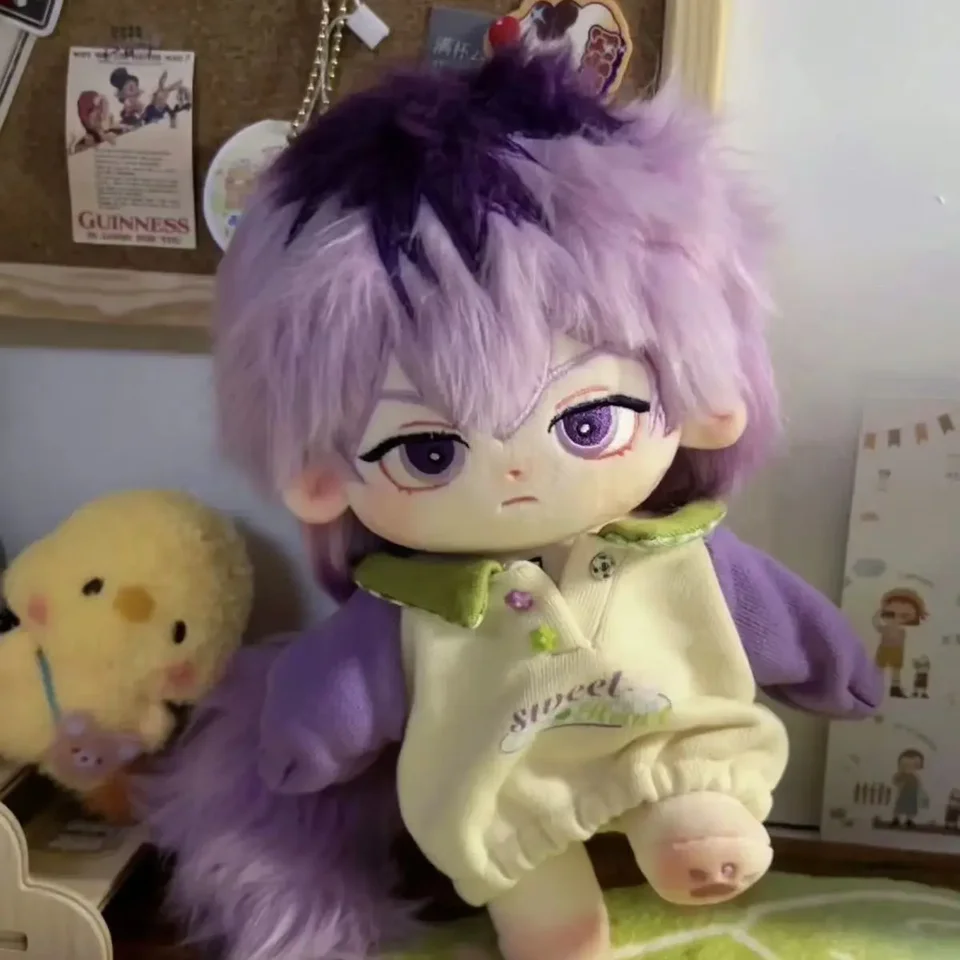 Plnené 20 cm dress-up plyšové hračky pre bábiky Anime Tokyo Avengers Baji Hanma Xiuji Monster Cute Cotton Plys Doll Body Cosplay darčeky