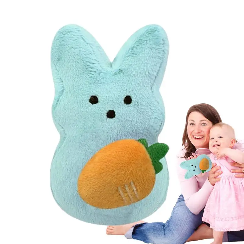 Plnený králik objíma hračku roztomilý karikatúra zajačik plyšová bábika plnená zvieratá pohovka dekorácia bažina Plushie pre deti narodeniny narodeniny