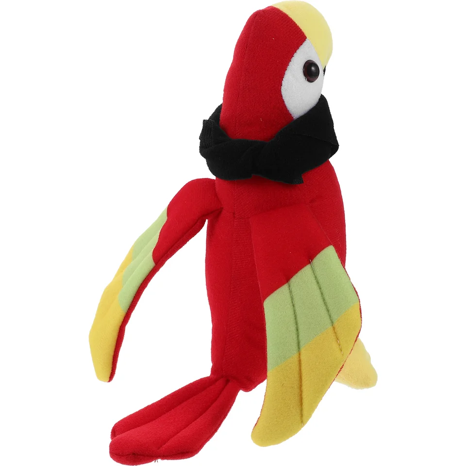 Plnený papagájový ornament Halloween hračky s ramenným modelom pirátske kostýmy Príspevok