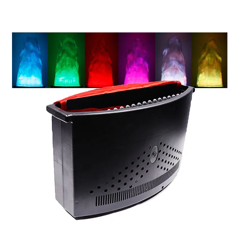 Plná farba RGB 120W LED hodvábna plameňová lampa DMX Ovládanie falošného požiarneho stroja LED farebný 1,8 metrov vysoký hodváb