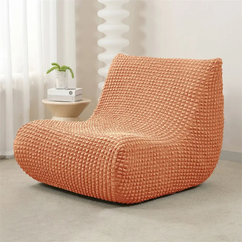 Plná farba seersucker lenivý chlapec pohovka pokrýva relax pohovky slimák natiahnite all-inclusive salónik tatami stoličkový obal balkón