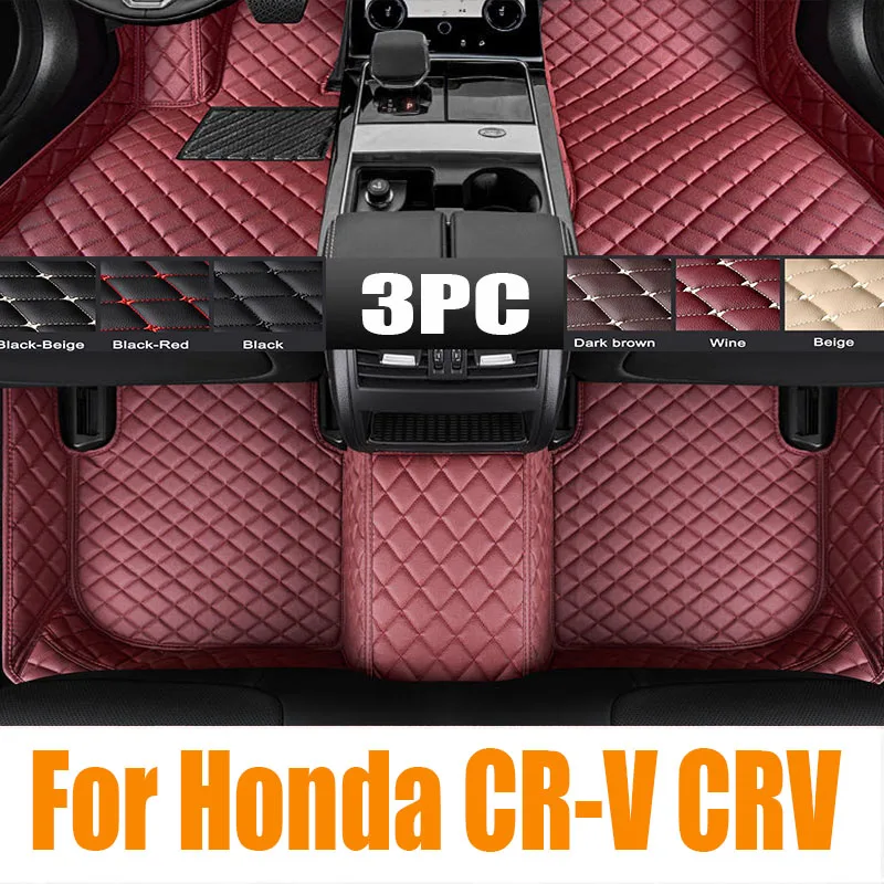 Plná sada 3D TPE LHD podlahové auto rohož pre Honda CR-V CRV 2017-2021