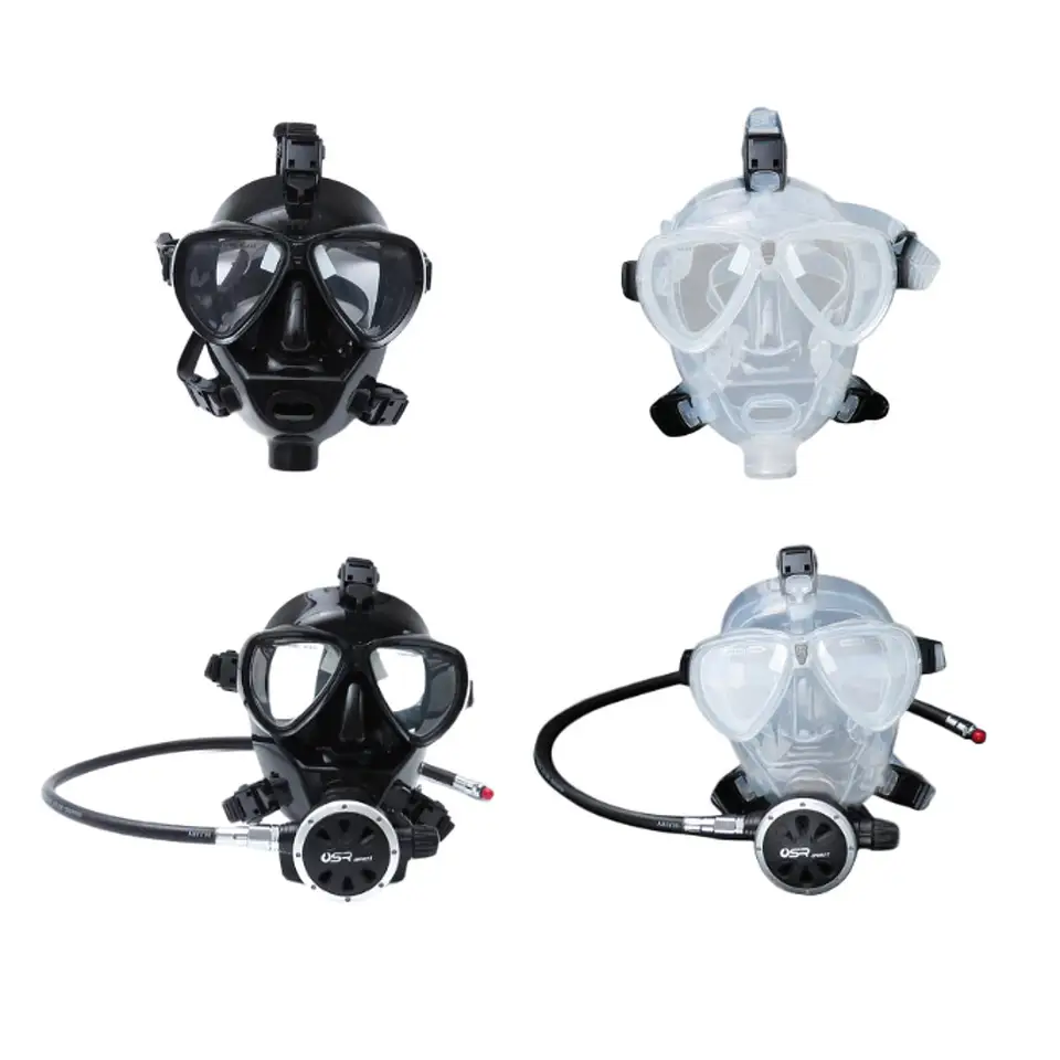 Plná tvárová potápačská maska ​​Maska Zariadenie Snorkeling Gear pod vodou