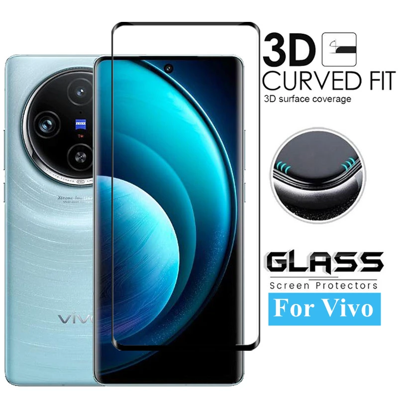 Plné krycie sklo pre chránič obrazovky Vivo X100 Pro pre Vivo X100 Pro Temperované sklo HD Ochranné telefónne objektív Film Vivo X100 PRO