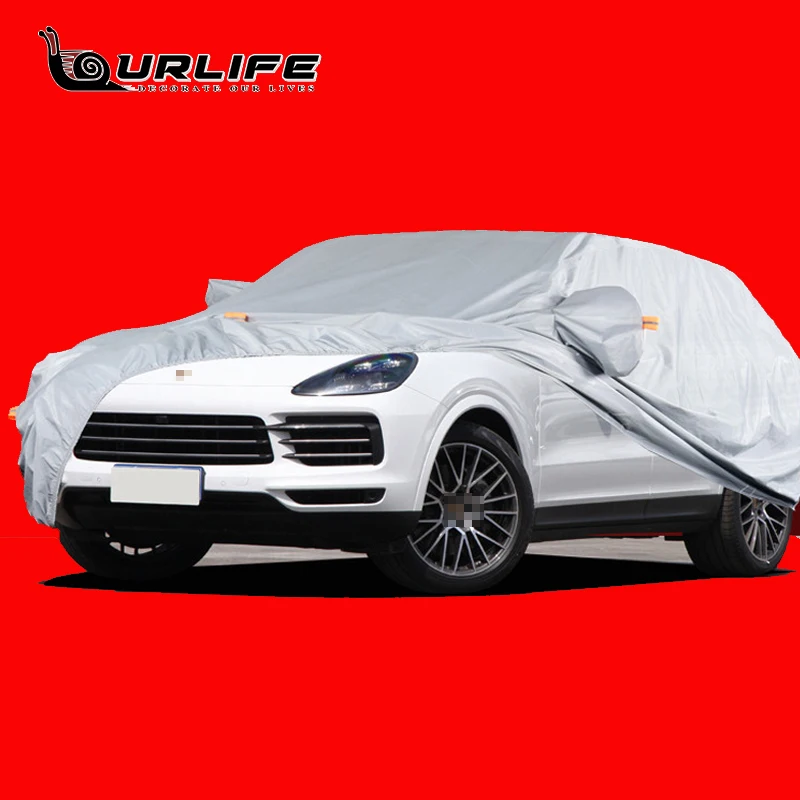 Plné kryty automobilov Outdoor Sun UV ochrana prach Dážď Snow Oxford Contine Presnal pre Porsche Cayenne 958 955 príslušenstva