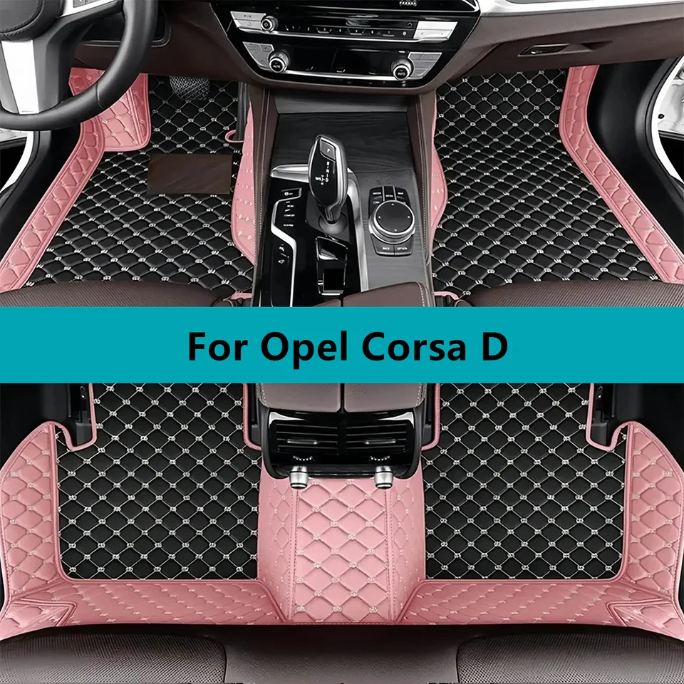 Plné podlahové rohože pre auto pre Opel Corsa D 2007 2008 2009 2010 2012 2012 2013 2014
