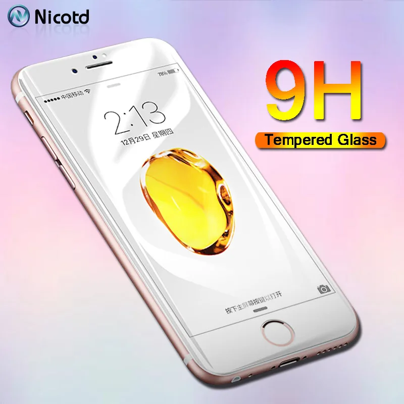 Plné pokrytie Temperované sklo pre iPhone 6 6s Plus 7Plus xs Max xr Film pre chránič obrazovky pre iPhone 12 Pro Max 11 Pro Mini 8Plus