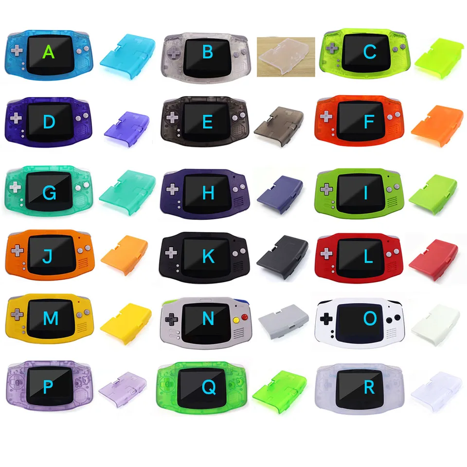 Plné puzdro na puzdro pre laminované podsvietenie LCD GBA V5 a 2 v 1 GBA V2 LCD s krytom batérie typu C USB