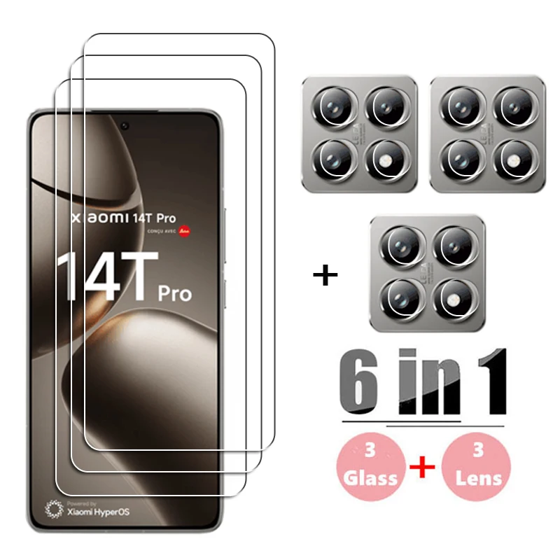 Plné sklo Gule pre Xiaomi 14t Tempered Glass Xiaomi 14T Pro Screen Protector Ochranta Phone Camera Camera Film Xiaomi 14T sklo