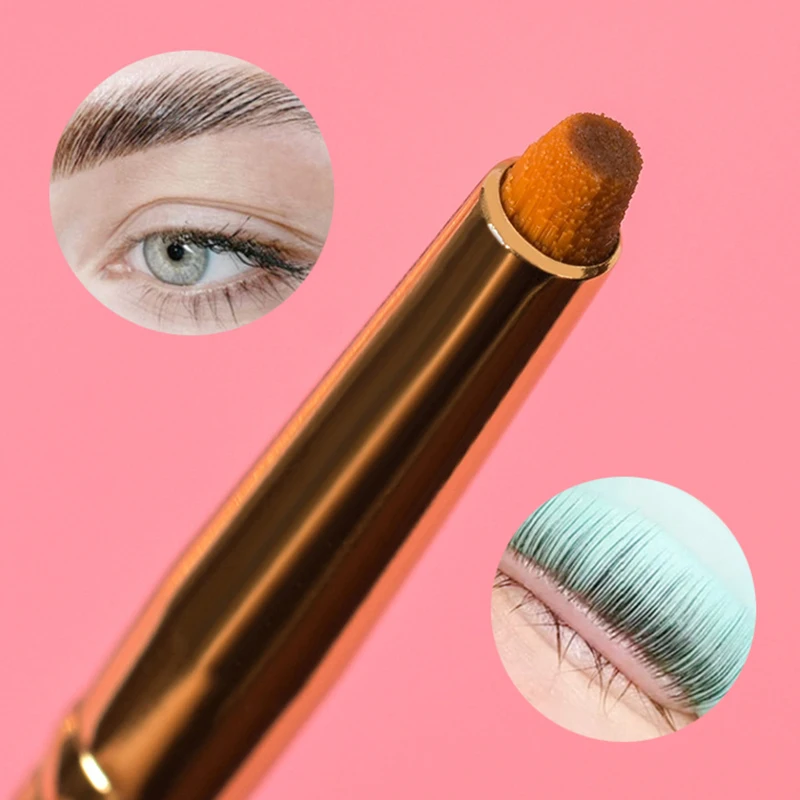 Plochá hlava perm kefka Lash Lift kefka Prenosná laminácia Ripy Oddeľujúce náradie Nástroje na predlžovanie rias