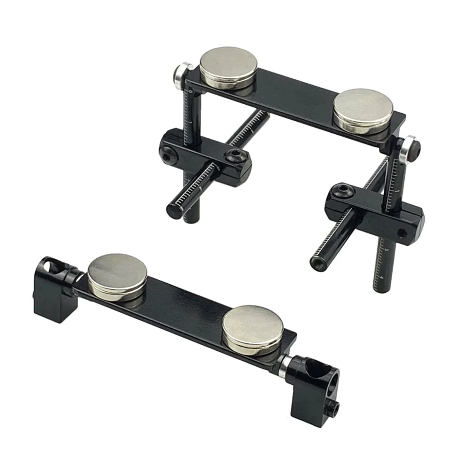 Plochý magnet pre RC Car Body Shell Mount Kit pre Tamiya TT01 TT02 HPI SAKURA 1/10 RC RACING COURING COURING AUT BLACK