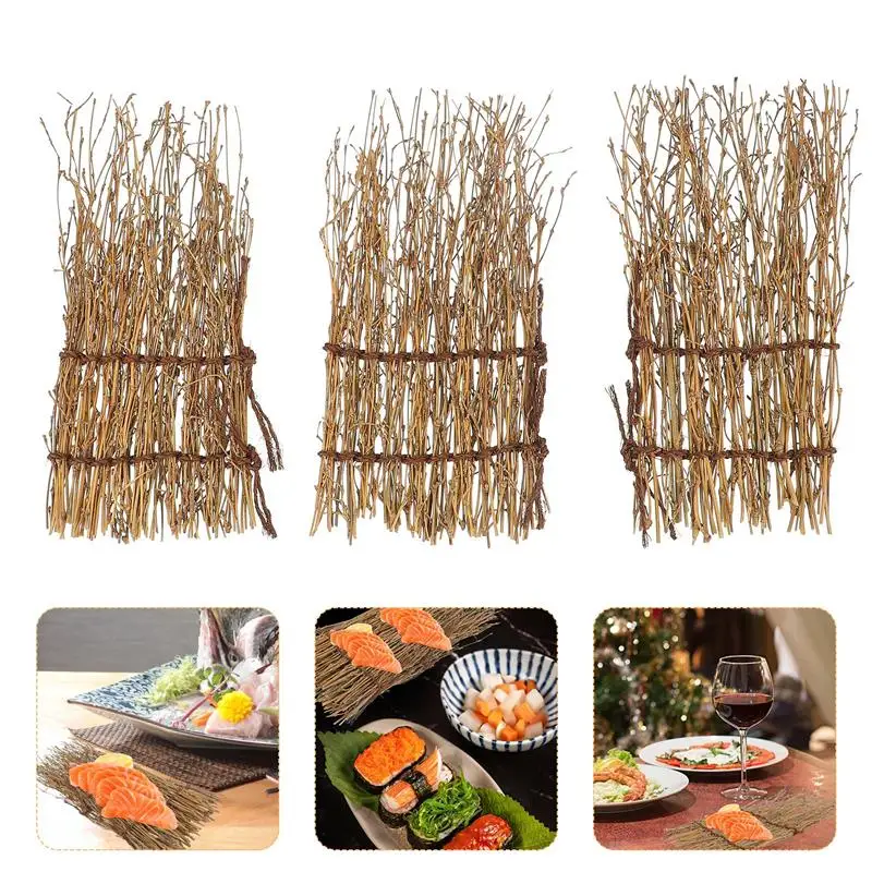 Plot sushi dekor sashimi japonská dekorácia podnos ľadový bambusový záložný tanier reštaurácia mikro krajina pozadie dekoratívne
